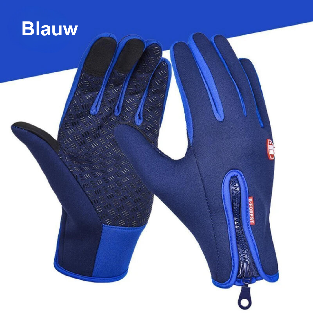 Winddichte heren winterhandschoenen, met touchscreen vingertoppen voor gemak buitenshuis.