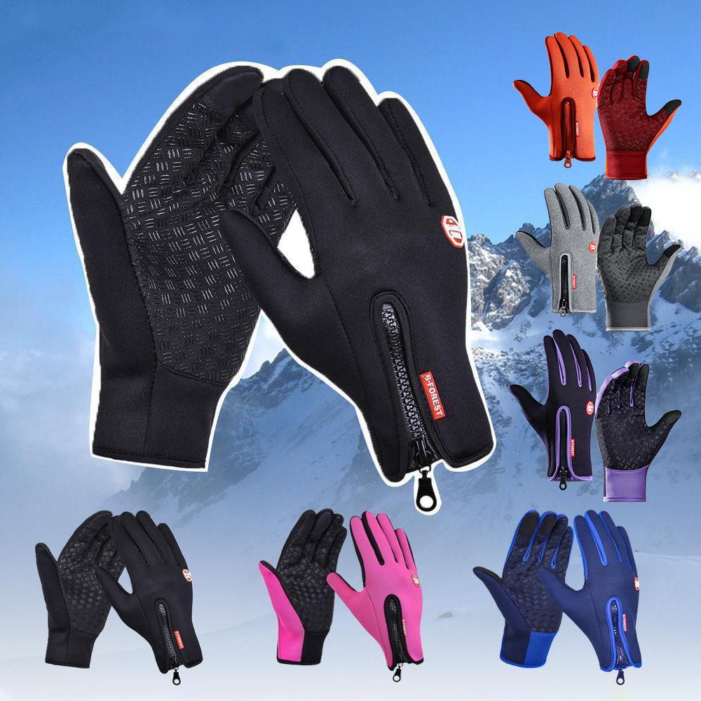 Heren handschoenen warm, winddicht en met touchscreen functie voor alle winteractiviteiten.