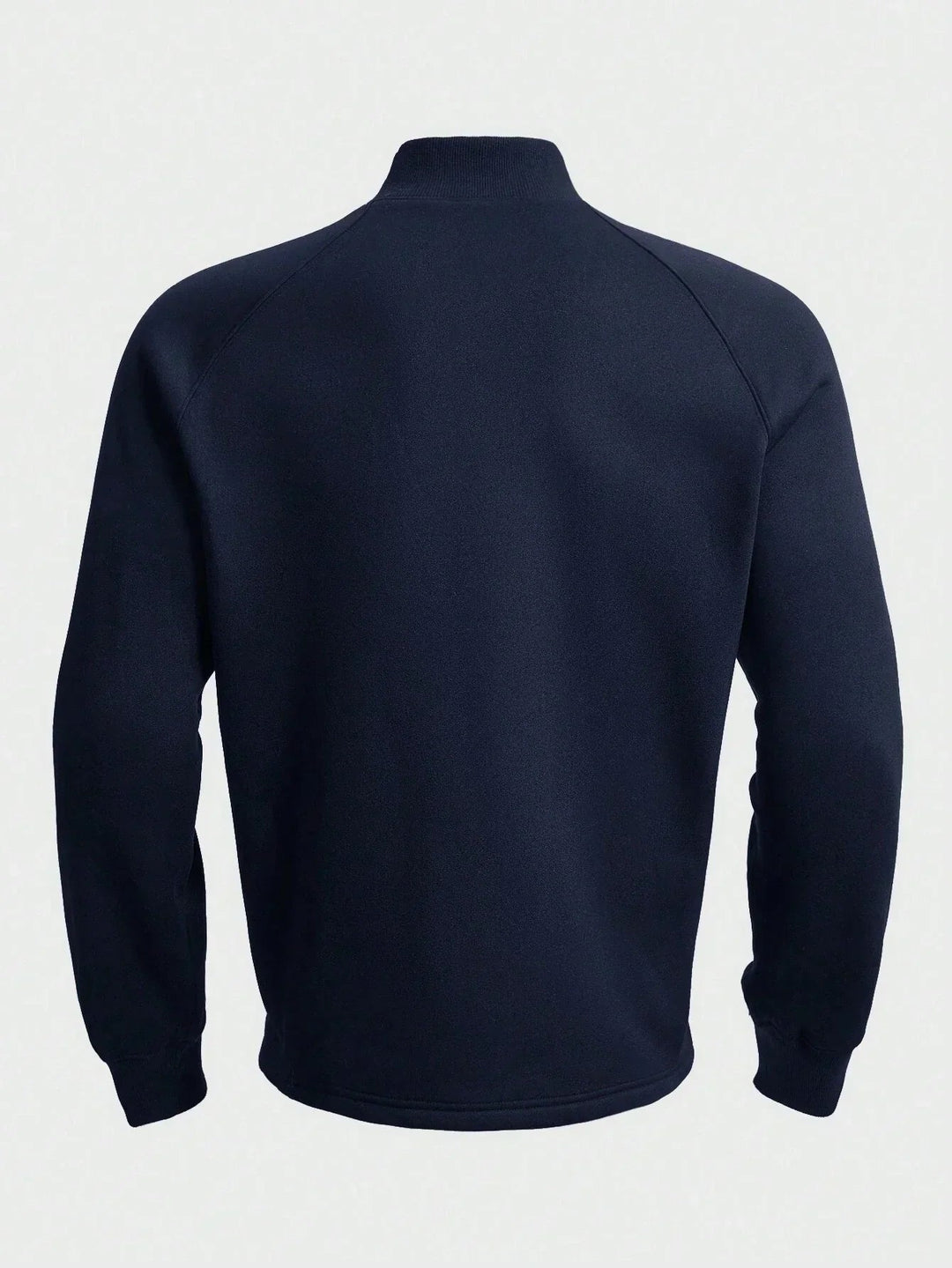 Heren trui: zachte stof, halve rits en opstaande kraag, essentieel voor casual herenmode.