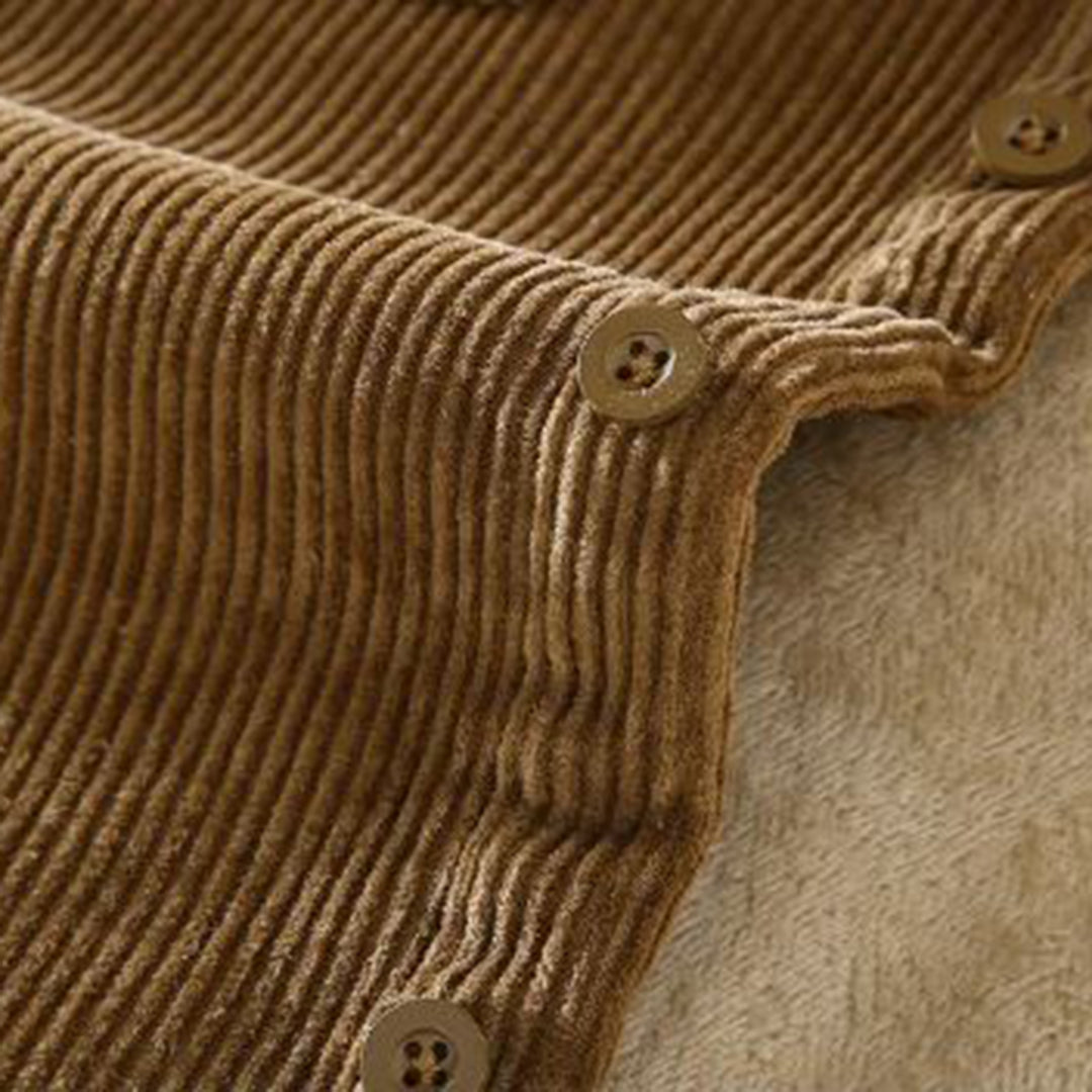 Casual heren overhemdjack met warme voering, perfect voor winterse buitenactiviteiten.