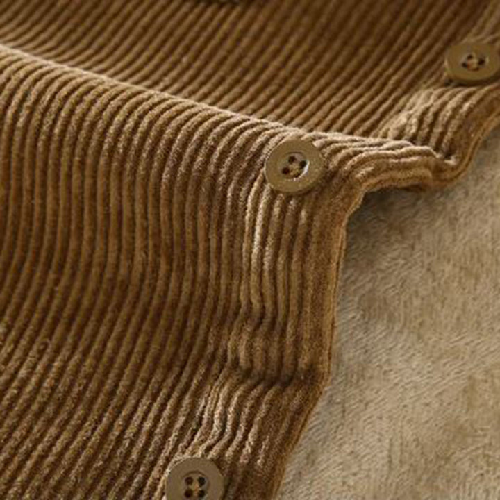 Casual heren overhemdjack met warme voering, perfect voor winterse buitenactiviteiten.