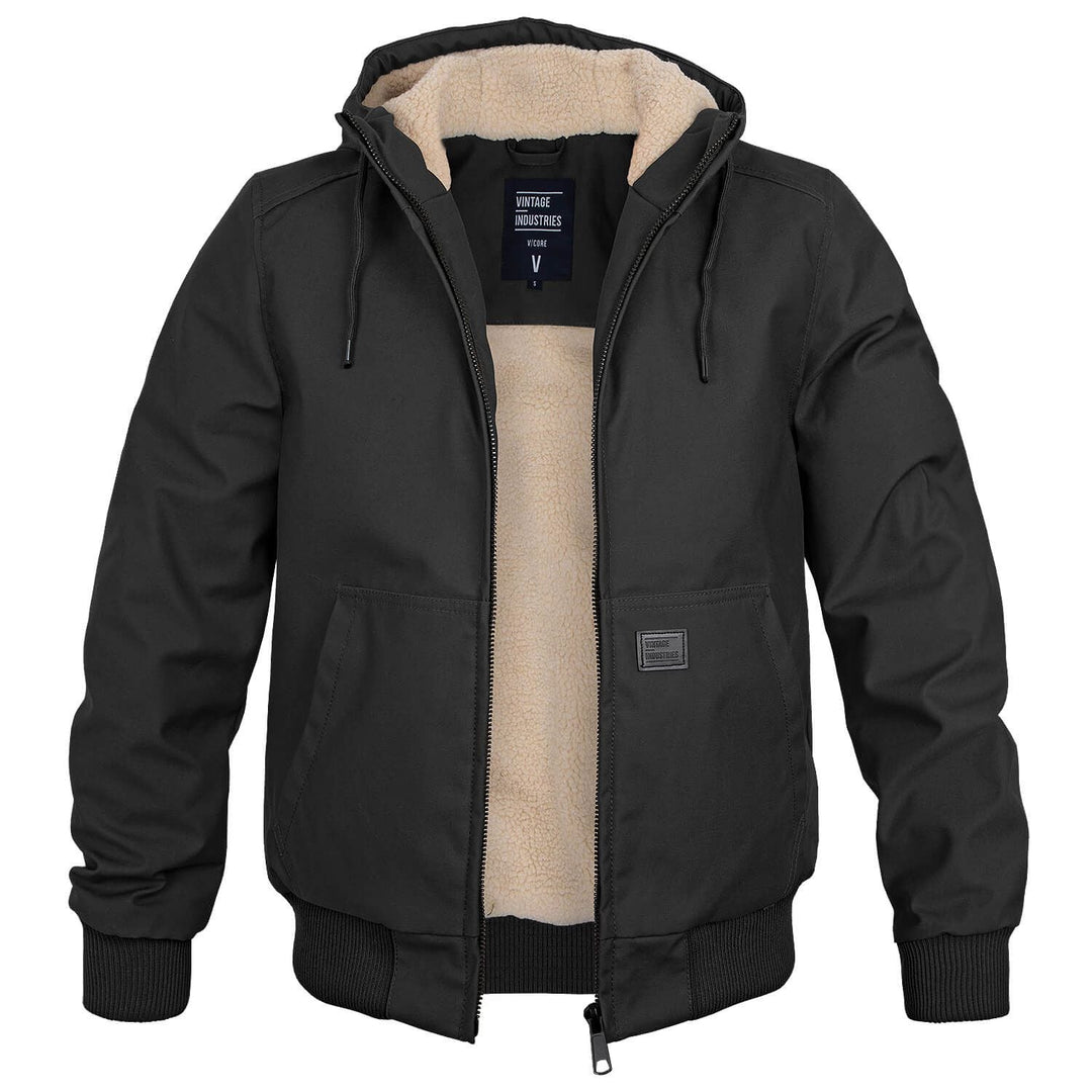 Heren warme bomber winterjas, ideaal voor koude dagen. Modieuze herenkleding voor buiten.