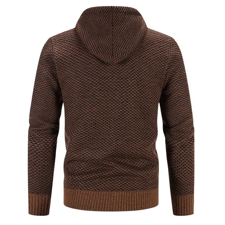 Heren vest met capuchon en ritssluiting, extra warm. Casual en comfortabel voor dagelijks gebruik.