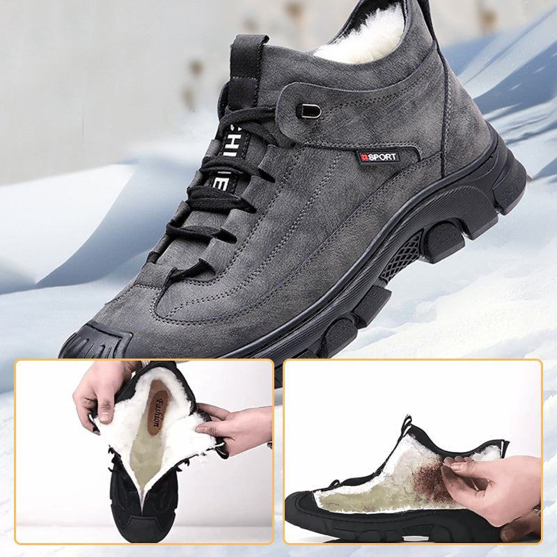 Heren winterlaarzen: waterdicht, warm gevoerd, antislip zool en ultiem comfort voor de kou.