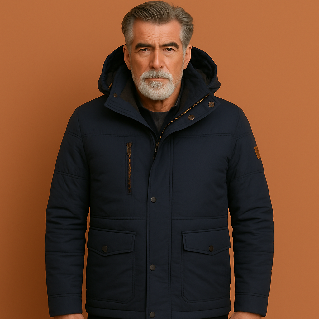 Moderne heren winterparka, casual mode bovenkleding, ideaal voor dagelijks gebruik en winterse omstandigheden.