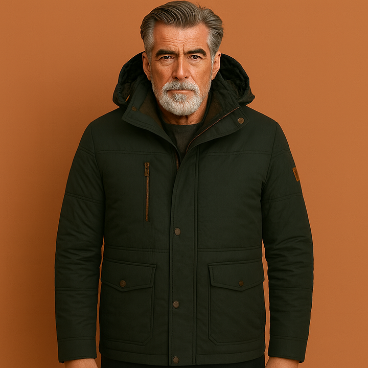 Warme en comfortabele herenparka, essentiële winterjas voor een stijlvolle en behaaglijke look.