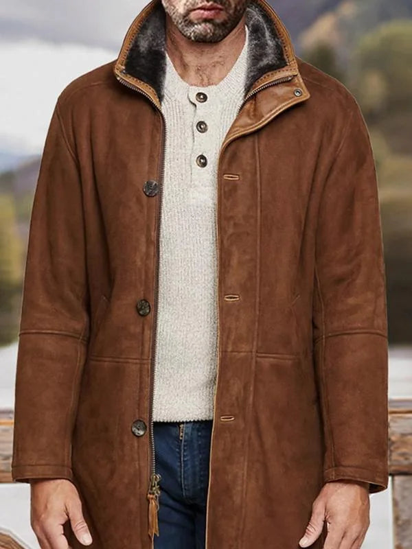 Warme waterafstotende heren winterjas, ideaal voor bescherming tegen regen en kou. Comfortabele, modieuze bovenkleding.
