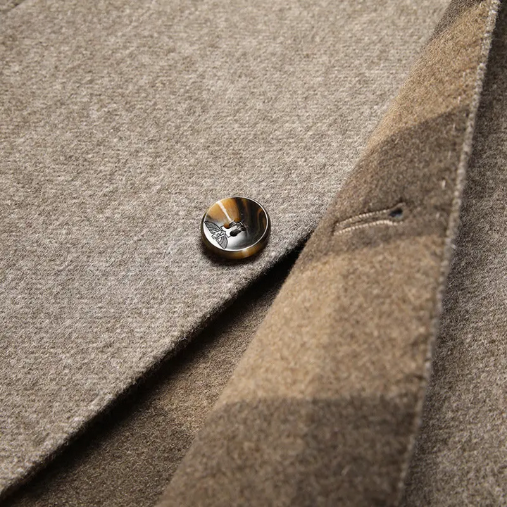 Winddichte heren jas, comfortabel en beschermend in de winter.