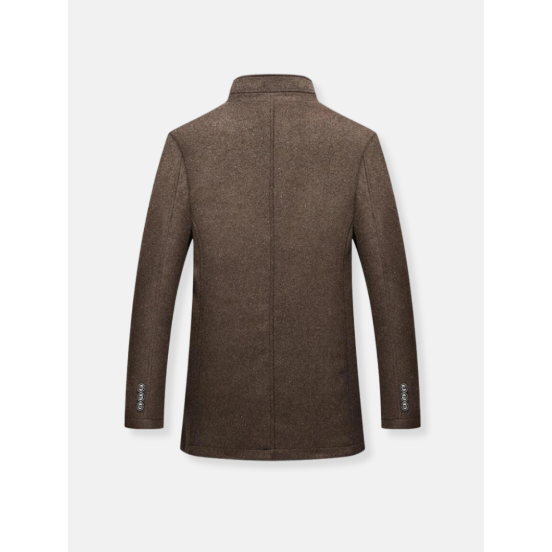 Formele of casual? Heren wintermantel Jules biedt tijdloze stijl en optimale warmte. Essentiële herenkleding.