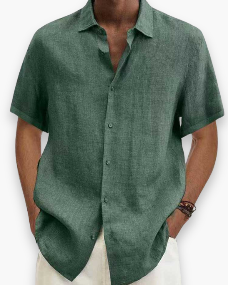 Heren zomeroverhemd multicolor met korte mouwen. Ademend, stijlvol en comfortabel voor een casual chique look.