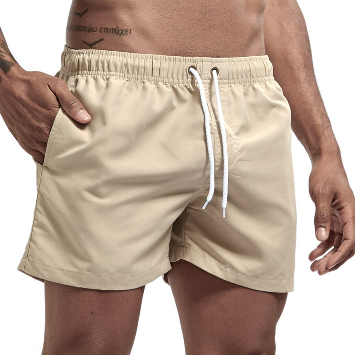 Heren zwemshort kort met trekkoord en handige zijzakken, ideaal voor strand en zwembad.
