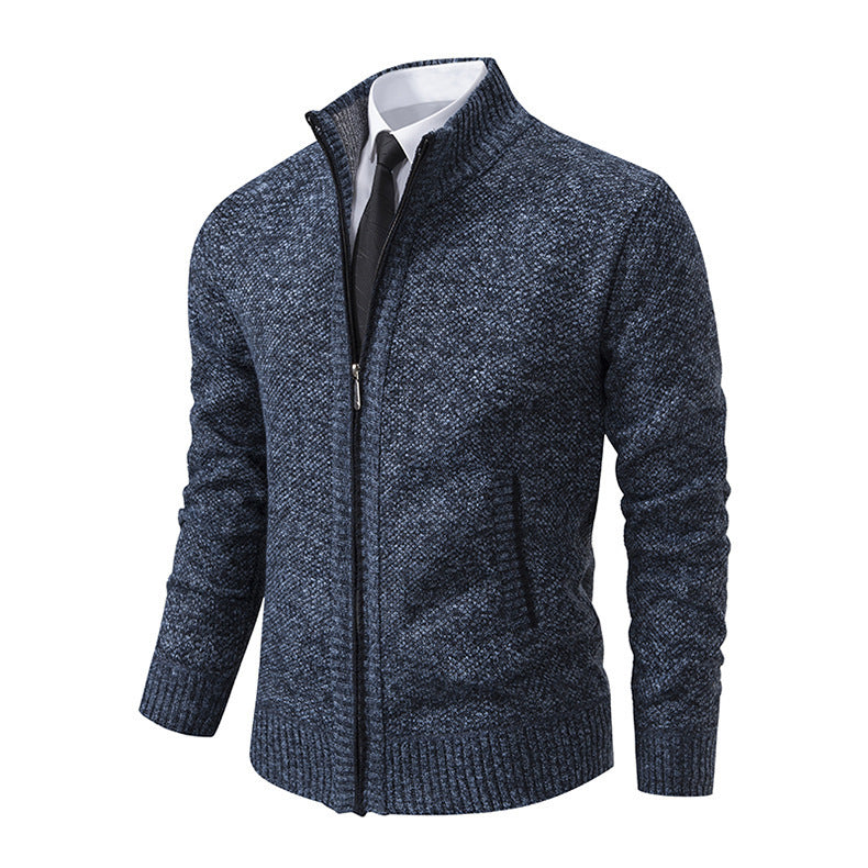 Stijlvol herenvest met ritssluiting in diverse kleuren, thermische stof voor warmte en comfort, ideaal voor casual en semi-formele gelegenheden.