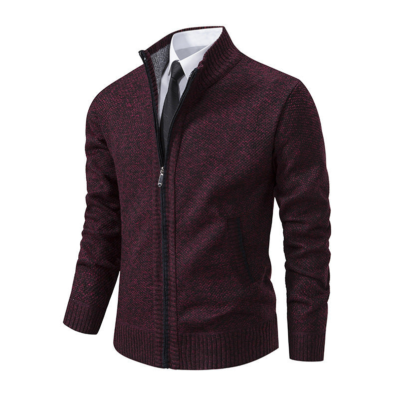 Stijlvol herenvest met ritssluiting in diverse kleuren, thermische stof voor warmte en comfort, ideaal voor casual en semi-formele gelegenheden.