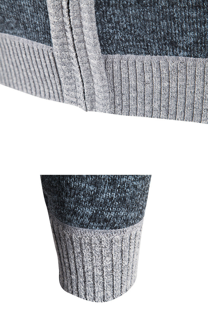 Comfortabel vallend herenvest met kraag, perfect voor gelaagde kleding in de winter.