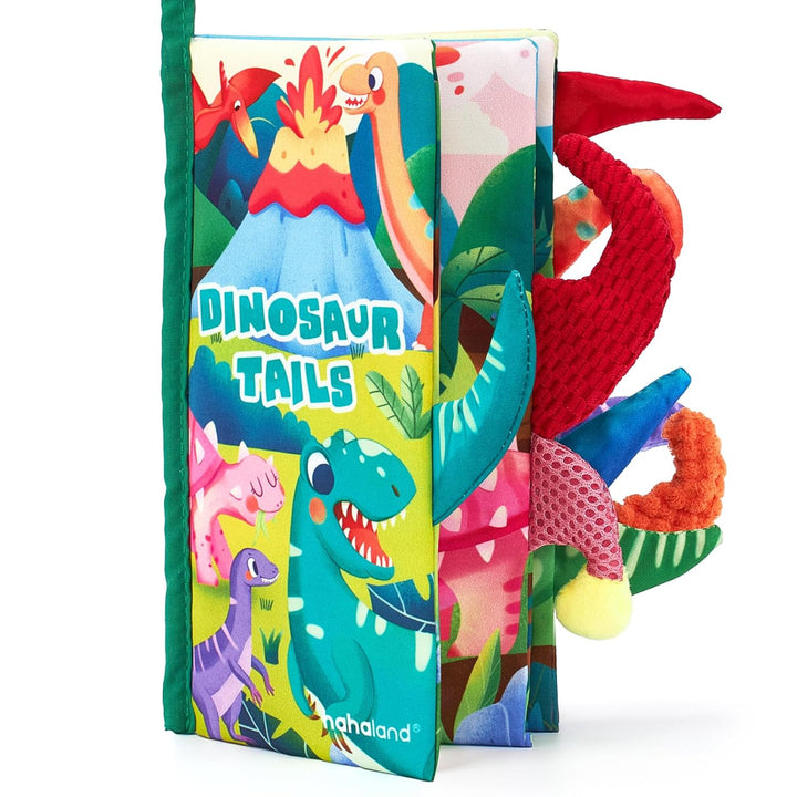 Hoog contrast Montessori voelboek, zwart-witte patronen, zacht baby speelgoed, sensorische en motorische stimulatie