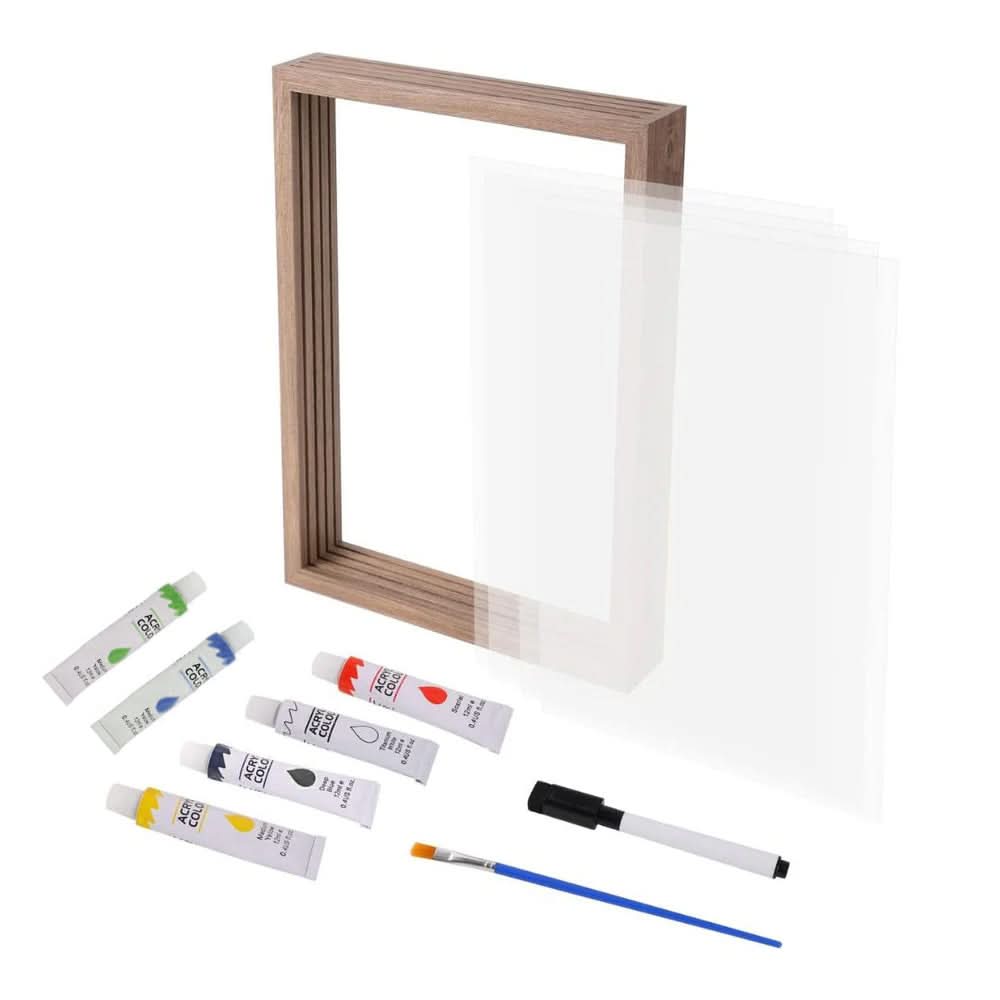 Koester momenten: houten baby herinneringslijst voor dierbare hand- en voetafdrukken als decoratie.
