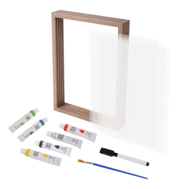Koester momenten: houten baby herinneringslijst voor dierbare hand- en voetafdrukken als decoratie.
