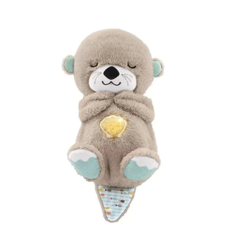 Heerlijk zachte pluche knuffel voor knuffelen, met kalmerende ademhaling en nachtlampje.