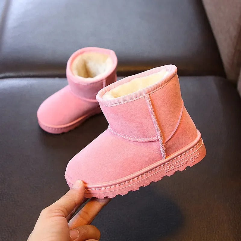 Stijlvolle Boston mini kinderlaarzen, perfecte warme herfstschoenen voor actieve kinderen met antislipzool.