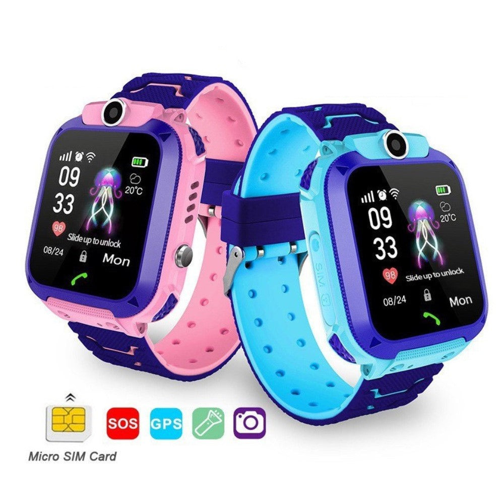 Veiligheids-smartwatch voor kinderen. Real-time GPS, SOS-alarm & belfunctie. Gemoedsrust voor ouders.