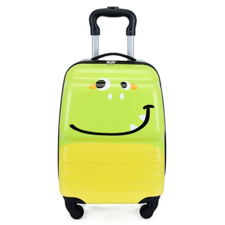Kinderkoffer met vrolijk dierenontwerp. Lichtgewicht trolley ideaal voor kinderreizen en vakantie.