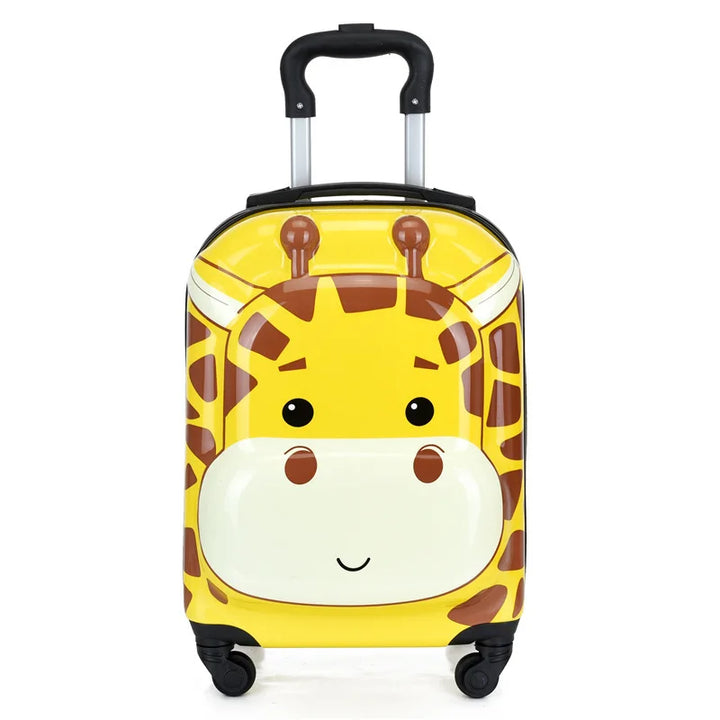 Compacte kinderkoffer met schattig dierenontwerp. Ideaal als handbagage trolley voor uitstapjes.