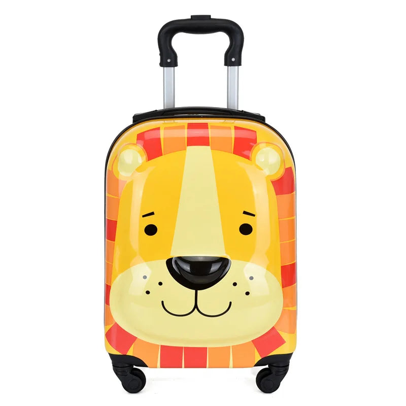 Vrolijke kindertrolley met speels dierenmotief. De perfecte lichtgewicht koffer voor je kleine ontdekkingsreiziger.