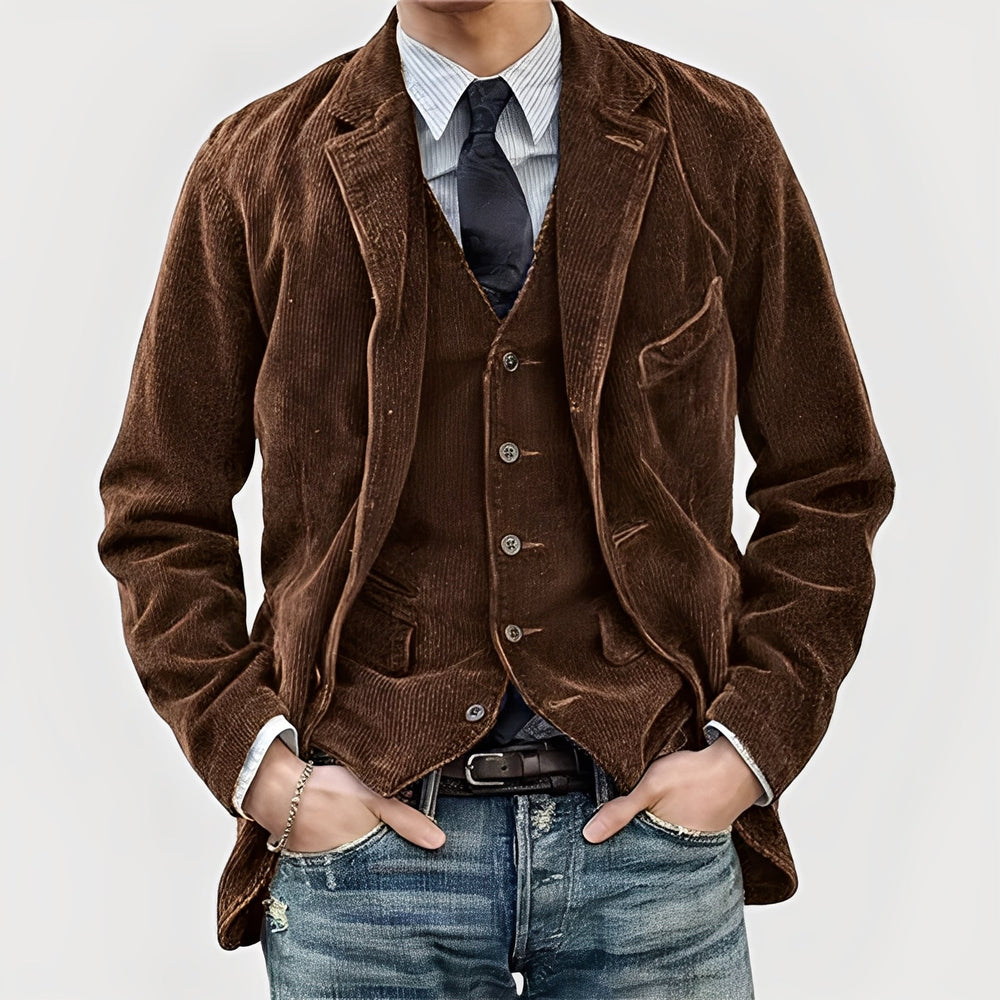 Elegant heren gilet vest voor een vintage look, ideaal voor feesten, bruiloften of zakelijke smart casual outfits.