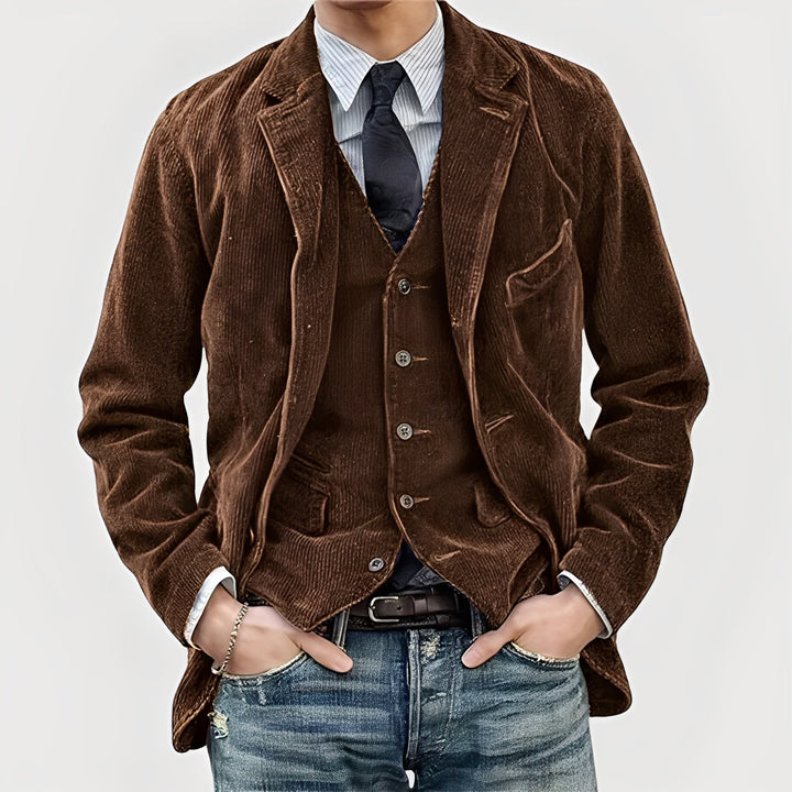Elegant heren gilet vest voor een vintage look, ideaal voor feesten, bruiloften of zakelijke smart casual outfits.