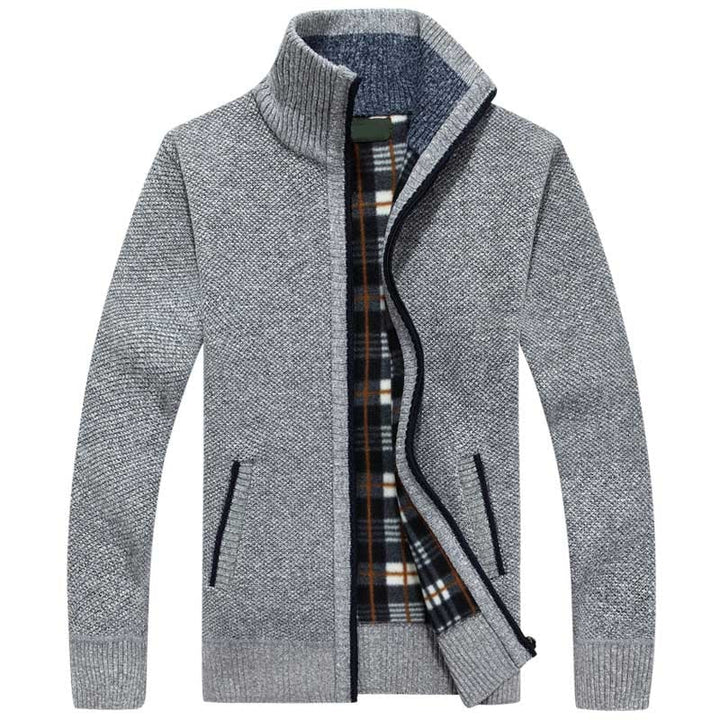 Tijdloos herenvest, klassiek model, zacht en warm. Essentiële bovenkleding voor elke man.