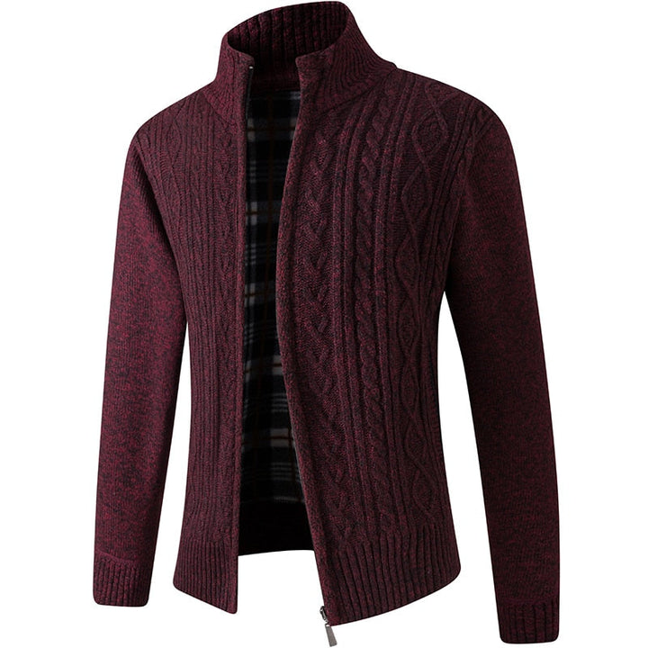 Klassiek herenvest, geschikt als casual bovenkleding of voor een nette outfit. Modieus en warm.
