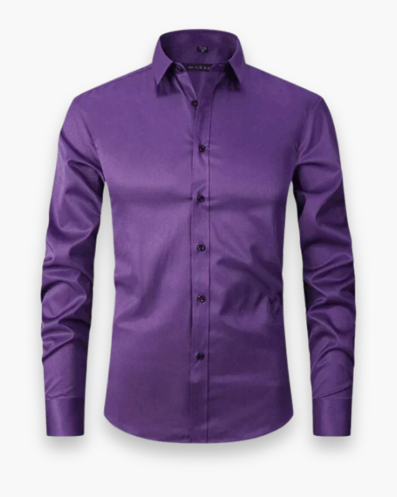 Tijdloos klassiek herenoverhemd voor een elegante uitstraling; comfortabel en stijlvol voor werk of vrije tijd.