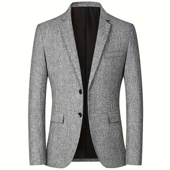 Klassieke heren blazer; tijdloos ontwerp voor formele en zakelijke stijl. Perfect voor herenmode in najaar/winter.