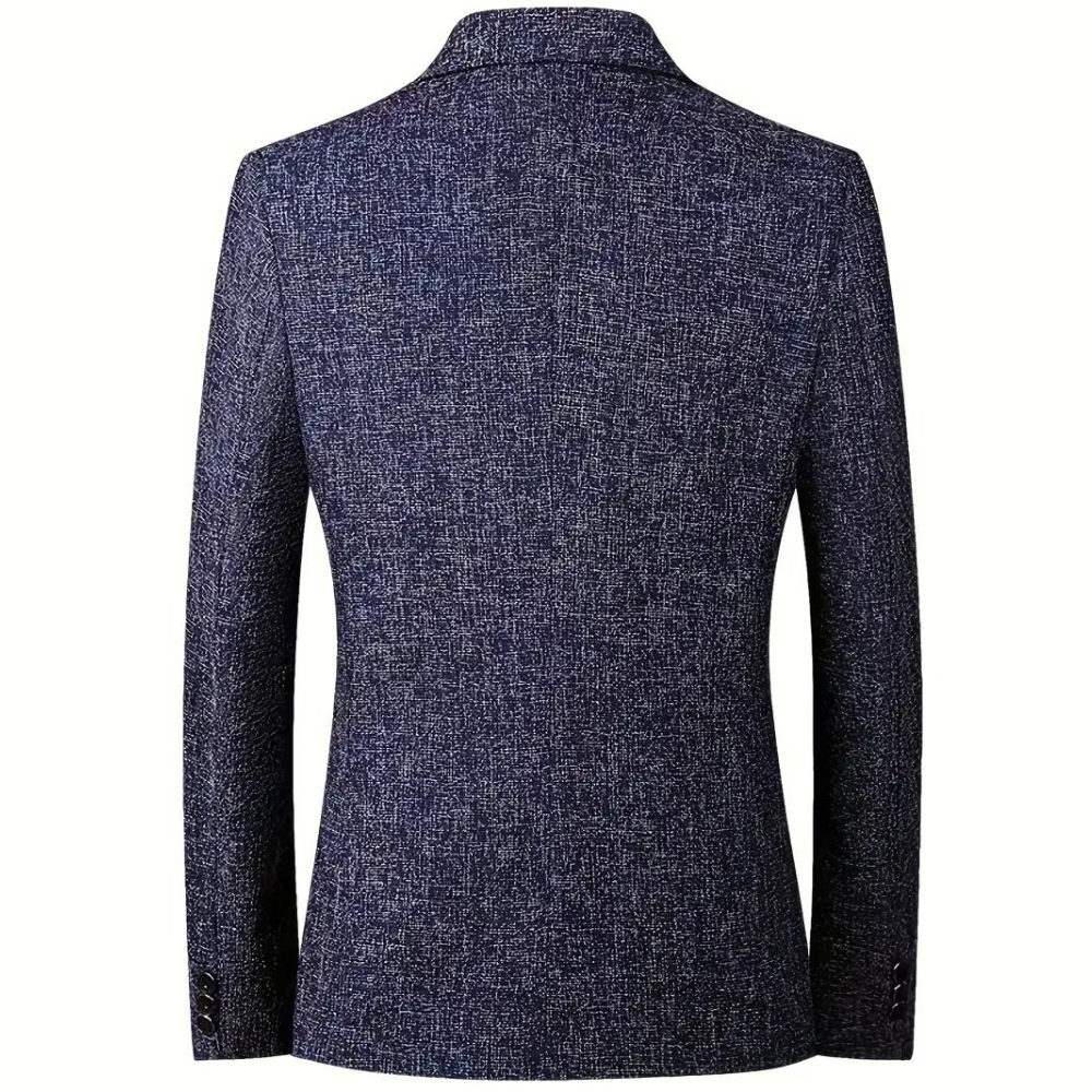 Veelzijdige heren blazer met klassiek design. Perfect voor een stijlvolle outfit; van zakelijk tot semi-formeel.