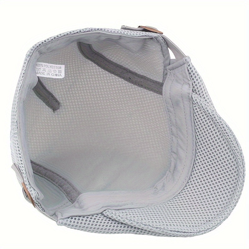 Klassieke herenpet met ademend mesh, lichtgewicht en stijlvol ontwerp, perfect voor de zomer. Ideaal voor casual outfits.
