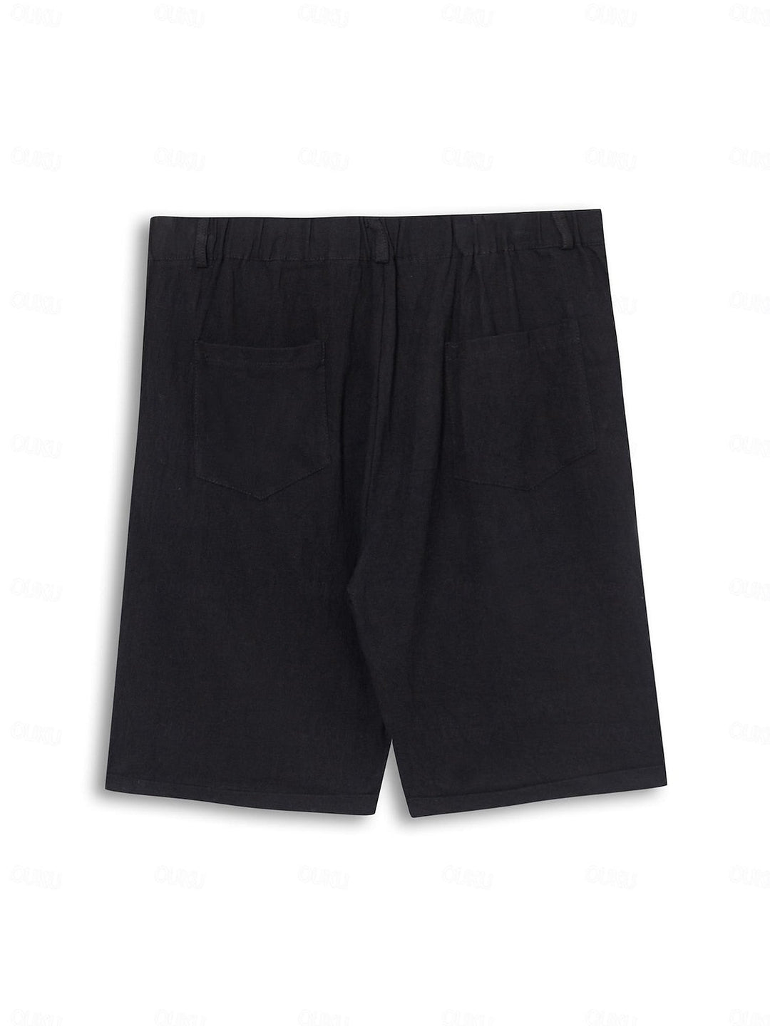 "Klassieke linnen-katoenen herenbroek in beige, ademend en zacht, ideaal voor casual en elegante zomerse outfits."