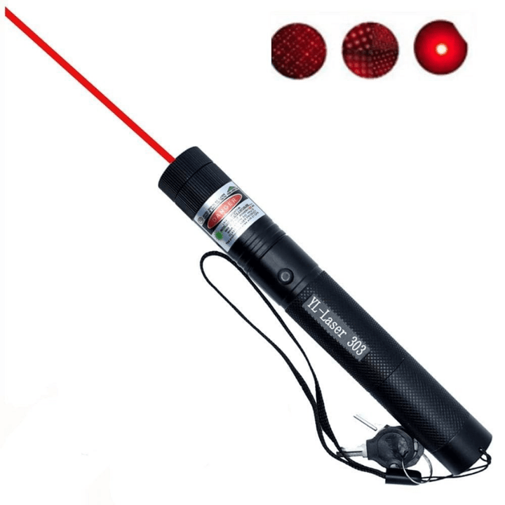 Krachtige laserpointer 303, robuust ontwerp, ideale gadget voor presentaties en sterrenkijken, compact en draagbaar.