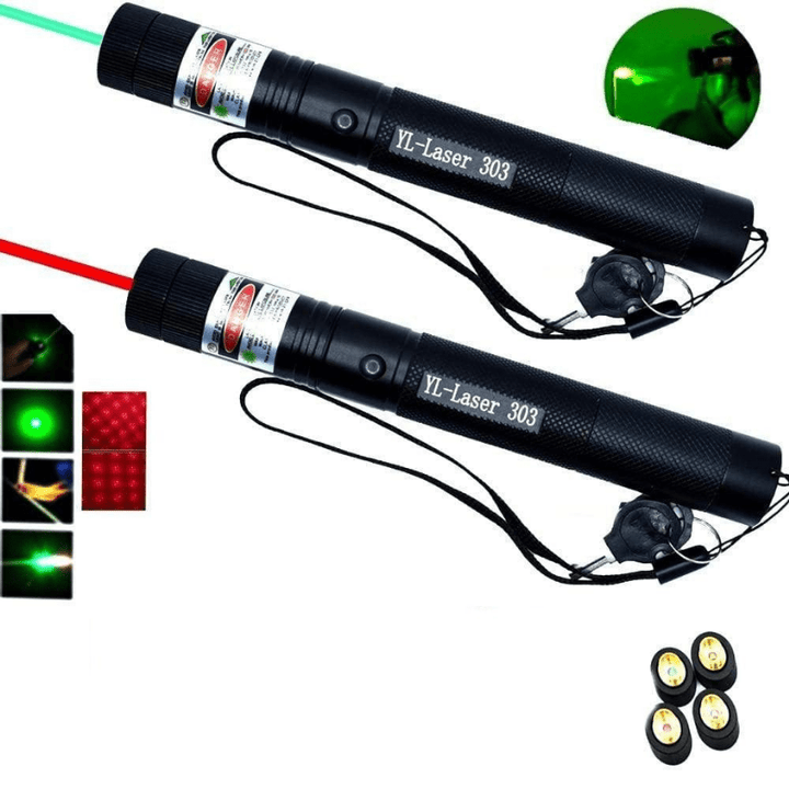 Krachtige laserpointer 303, robuust ontwerp, ideale gadget voor presentaties en sterrenkijken, compact en draagbaar.