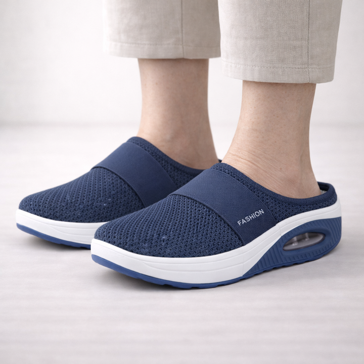 Lagoz Lily lichtgrijze dames sandalen met comfortabele steunzool