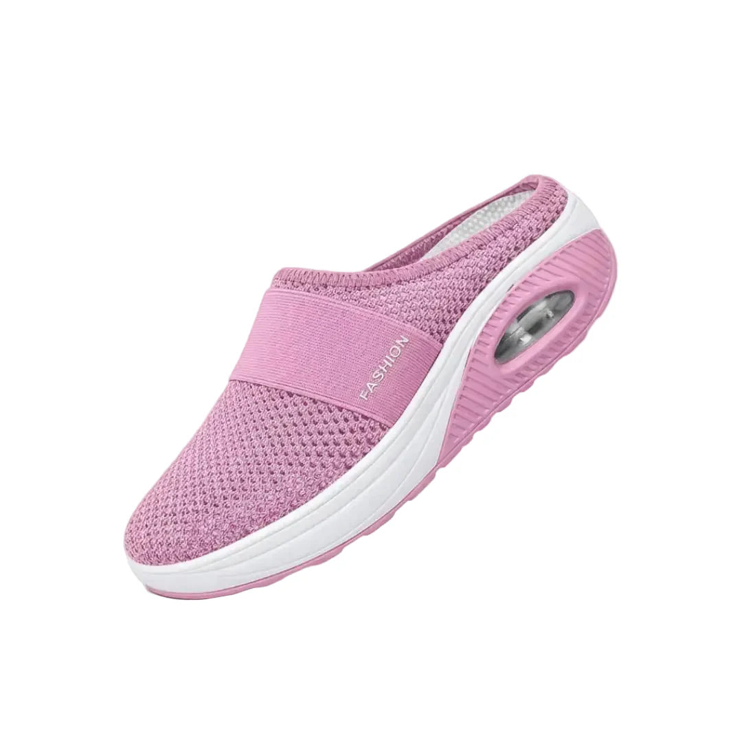 Comfortabele dames sandalen met steunzool, Lagoz Lily lichtgrijs model