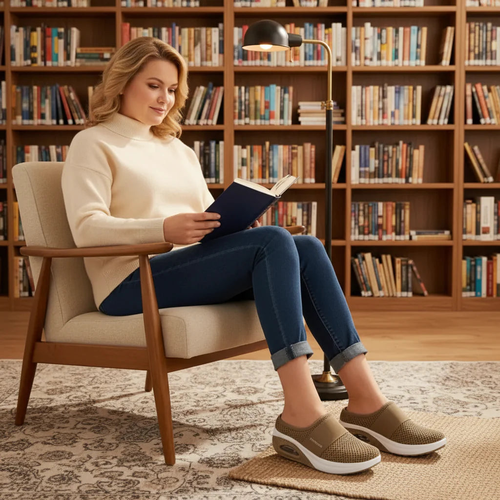 Orthopedische dames schoenen: Lagoz Lily roze met comfortabele steunzool