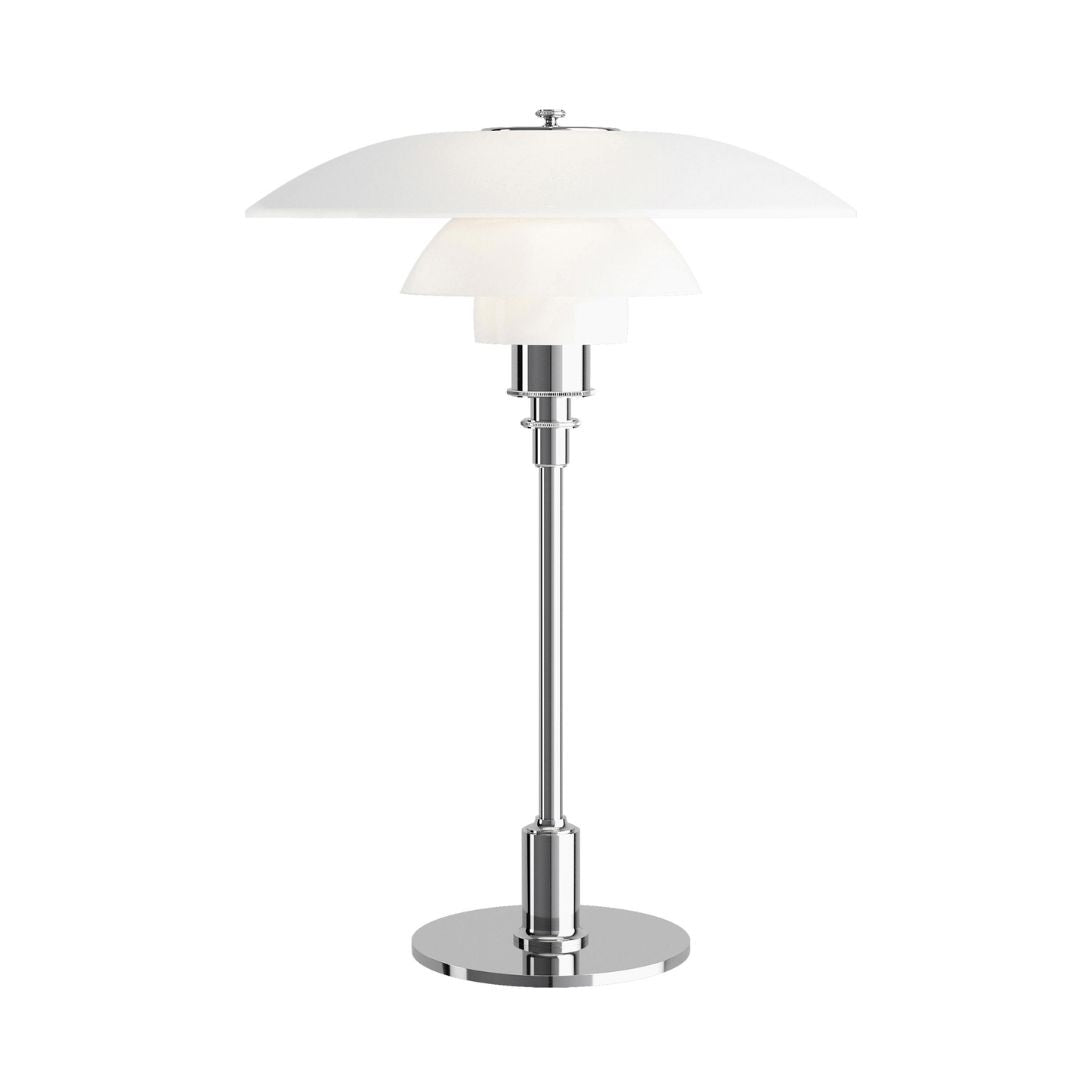 "Lena Scandinavische tafellamp van glas met LED, moderne stijl, strak ontwerp, elegant en veelzijdig voor elk interieur."