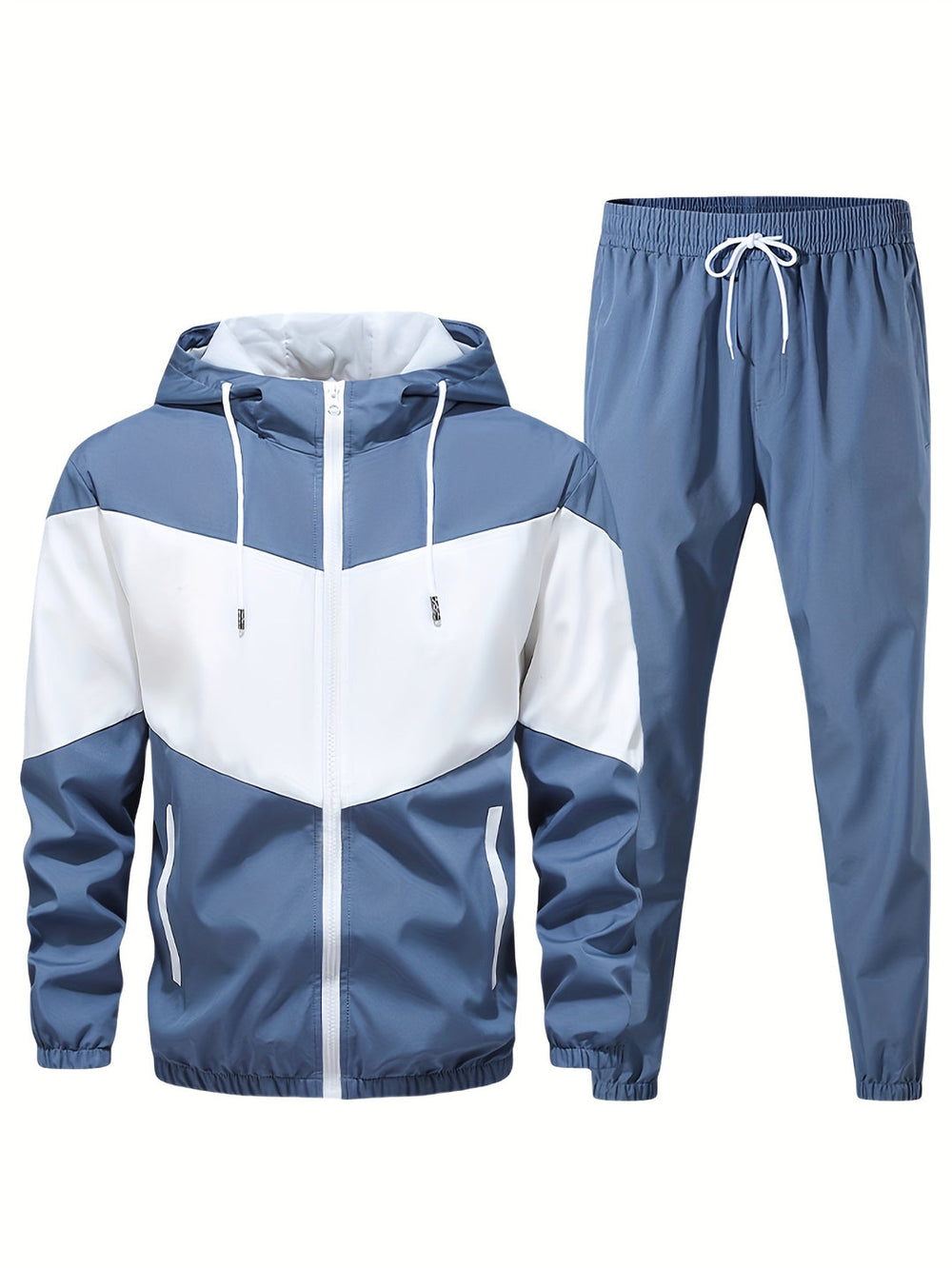 Comfortabel heren joggingpak voor ontspanning thuis of een casual look; ademend en zacht loungewear.