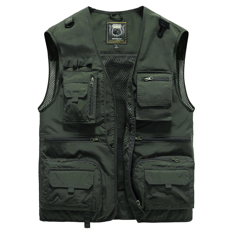 Lichtgewicht, ademende heren bodywarmer voor outdoor avonturen. Ideaal als wandel- of kampeervest in lente/herfst.