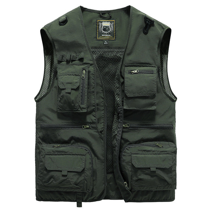 Lichtgewicht, ademende heren bodywarmer voor outdoor avonturen. Ideaal als wandel- of kampeervest in lente/herfst.