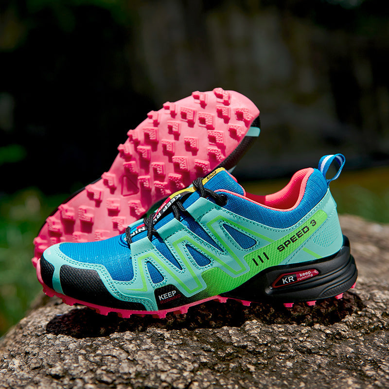 Lichtgewicht dames wandelschoenen, waterdicht en met uitstekende grip, perfect voor outdoor trekking.