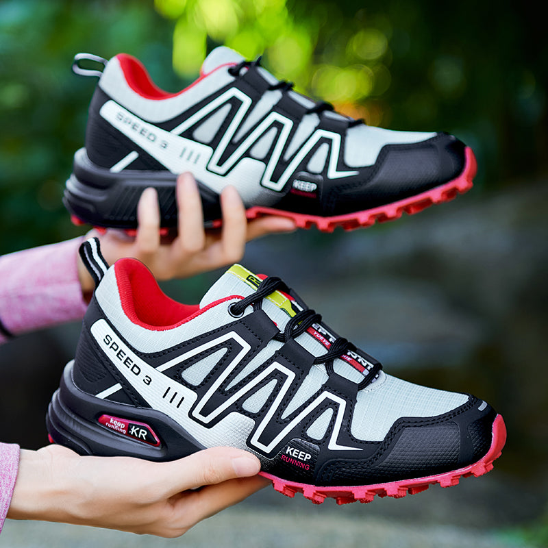 Dames outdoor wandelschoenen, antislip en waterdicht, bieden comfort en ondersteuning op elk pad.