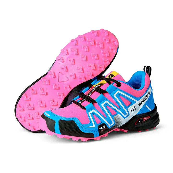 Unisex lichtgewicht wandelschoenen met waterdichte technologie en antislip voor veilige outdoor trips.