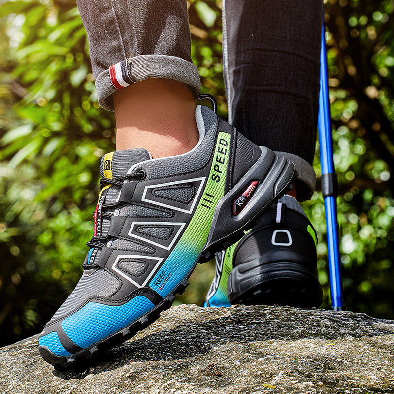 Ademende trekking wandelschoenen, unisex, waterdicht en lichtgewicht met antislip voor elke tocht.