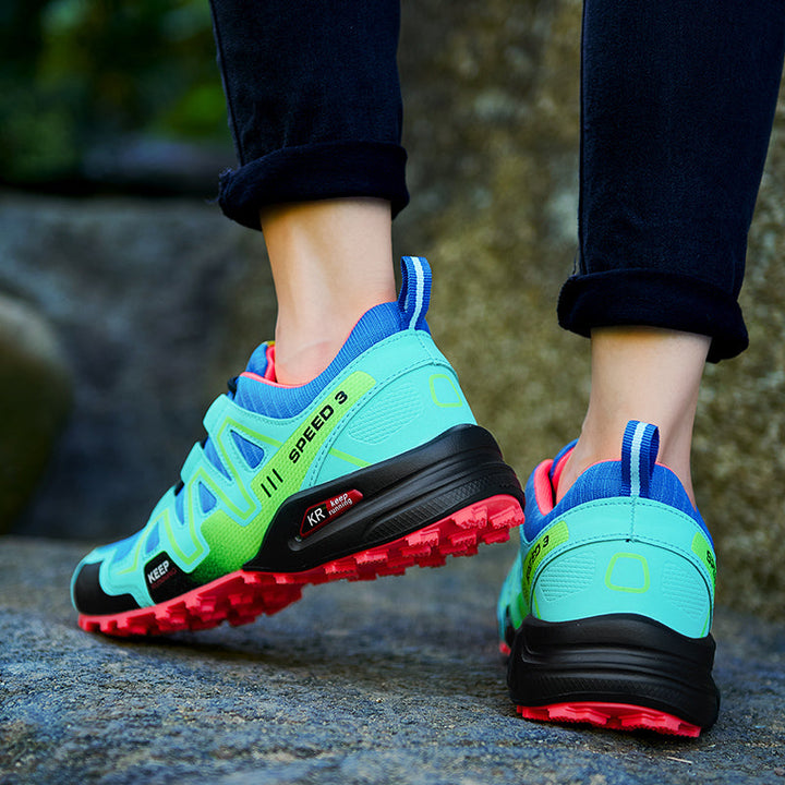 Dames trekking wandelschoenen, lichtgewicht, waterdicht en ademend voor optimaal comfort.